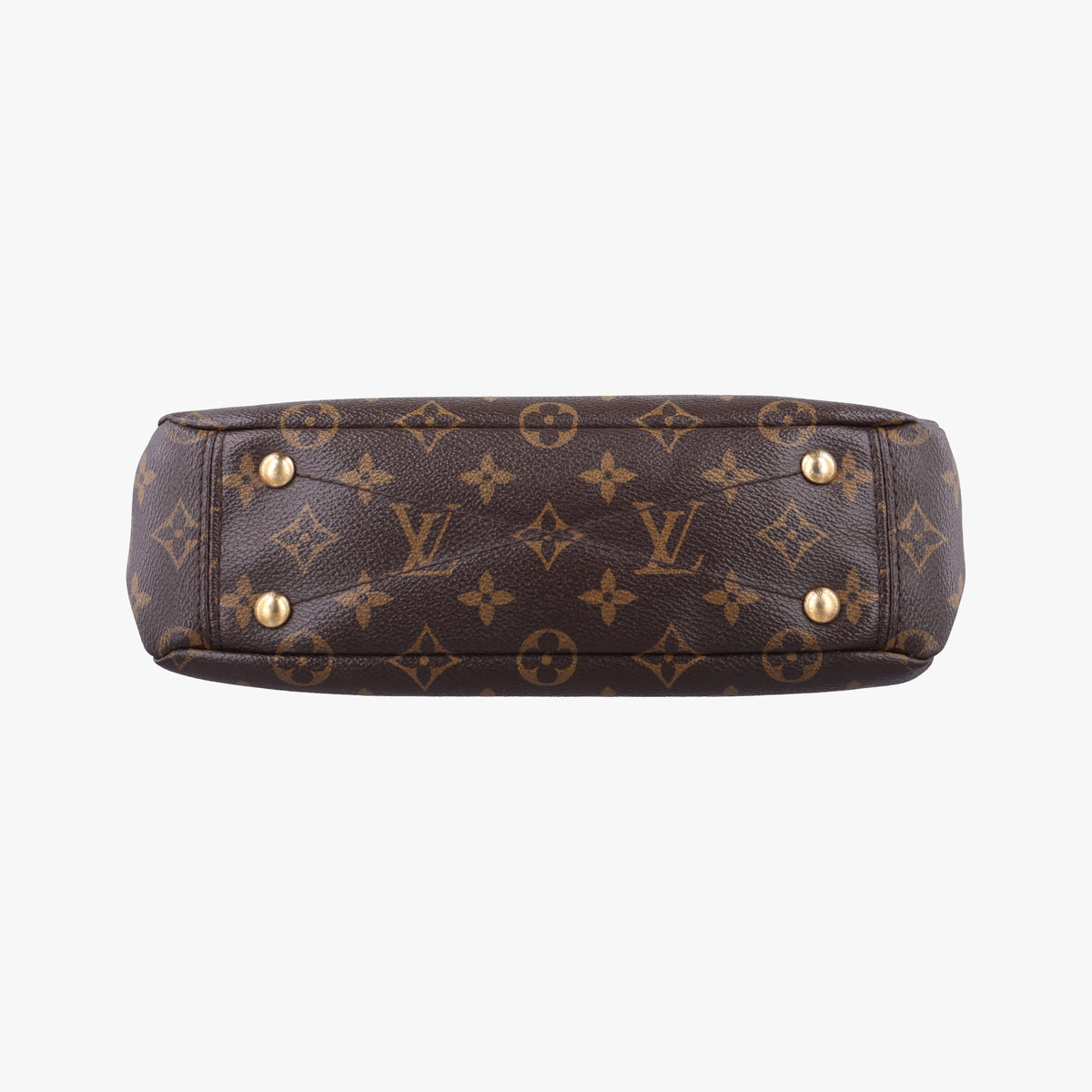 Pre-owned Louis Vuitton Pallas BB brown×CERISE Monogram Canvas×calf leather M41241 shoulderbag | stylenewstar