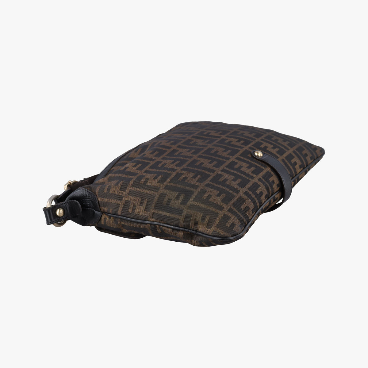 Pre-owned Fendi Zucca Brown canvas 8BT142 shoulderbag | stylenewstar