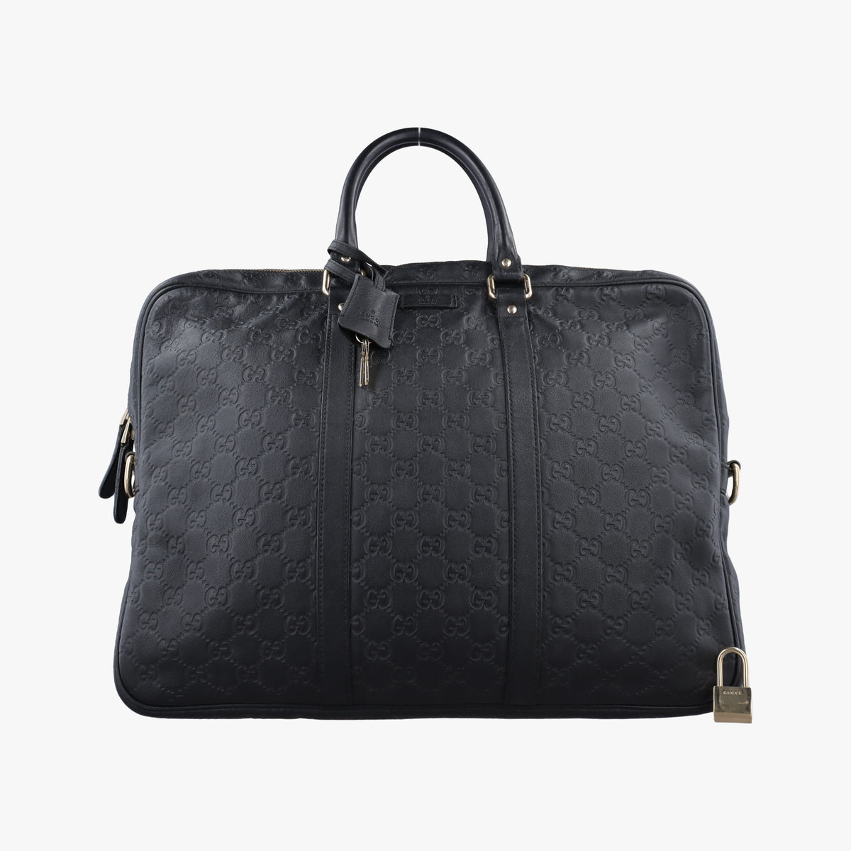 Vintage Gucci Guccissima Black Leather 208463 handbag | stylenewstar