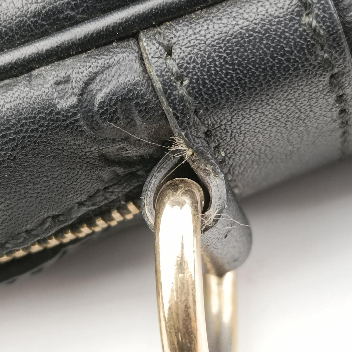 Vintage Gucci Guccissima Black Leather 208463 handbag | stylenewstar