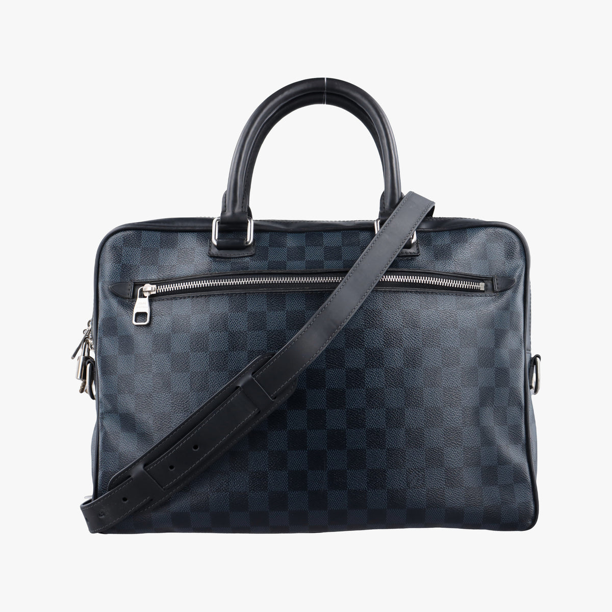 Pre-owned Louis Vuitton Porte-Documents Business cobalt Damier canvas N41347 shoulderbag | stylenewstar