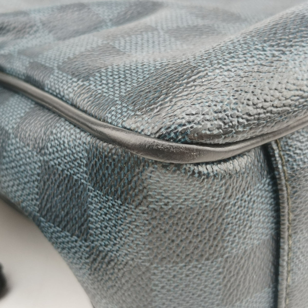 Pre-owned Louis Vuitton Porte-Documents Business cobalt Damier canvas N41347 shoulderbag | stylenewstar
