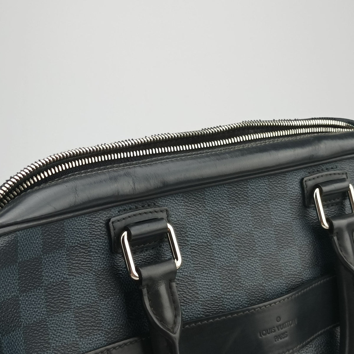 Pre-owned Louis Vuitton Porte-Documents Business cobalt Damier canvas N41347 shoulderbag | stylenewstar