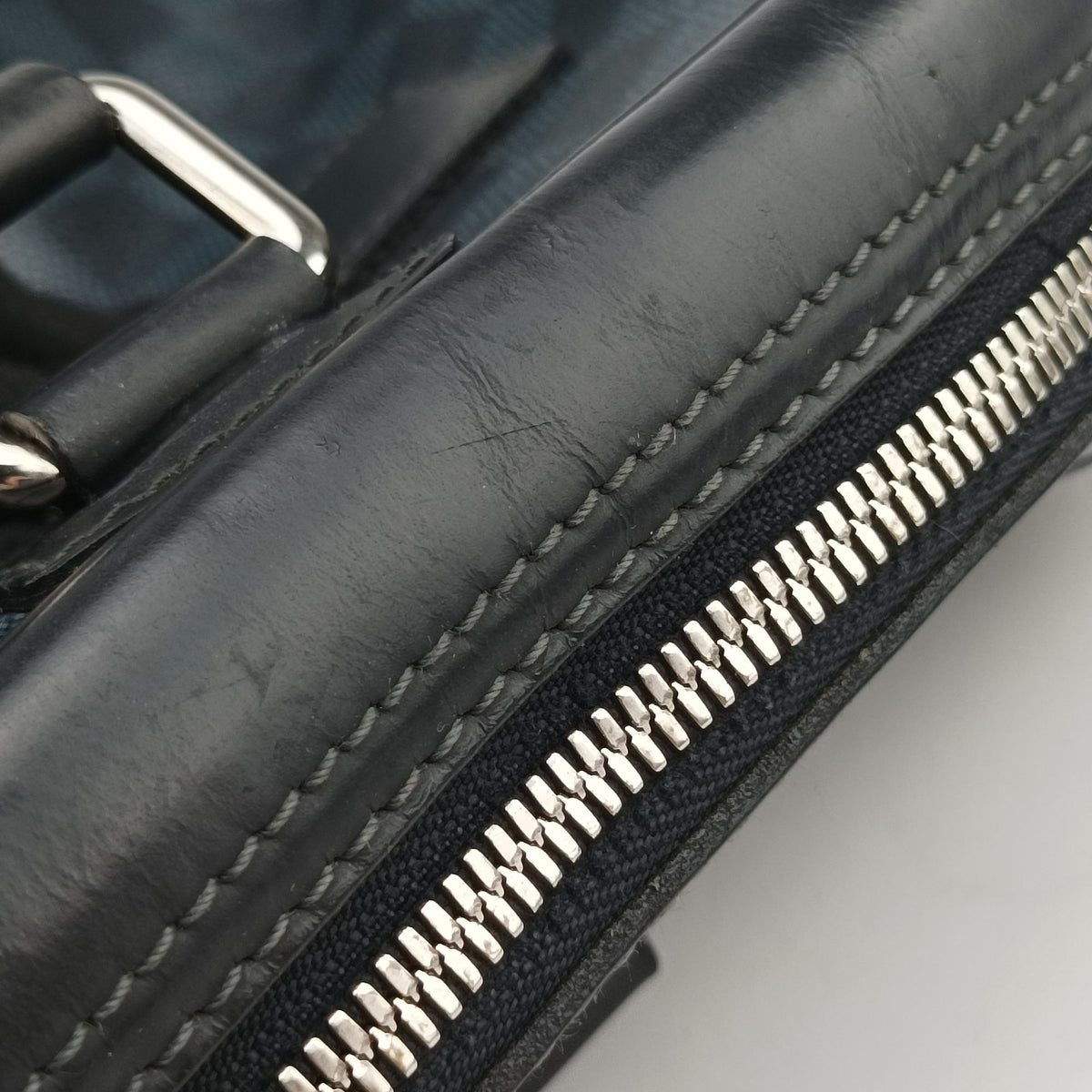 Pre-owned Louis Vuitton Porte-Documents Business cobalt Damier canvas N41347 shoulderbag | stylenewstar