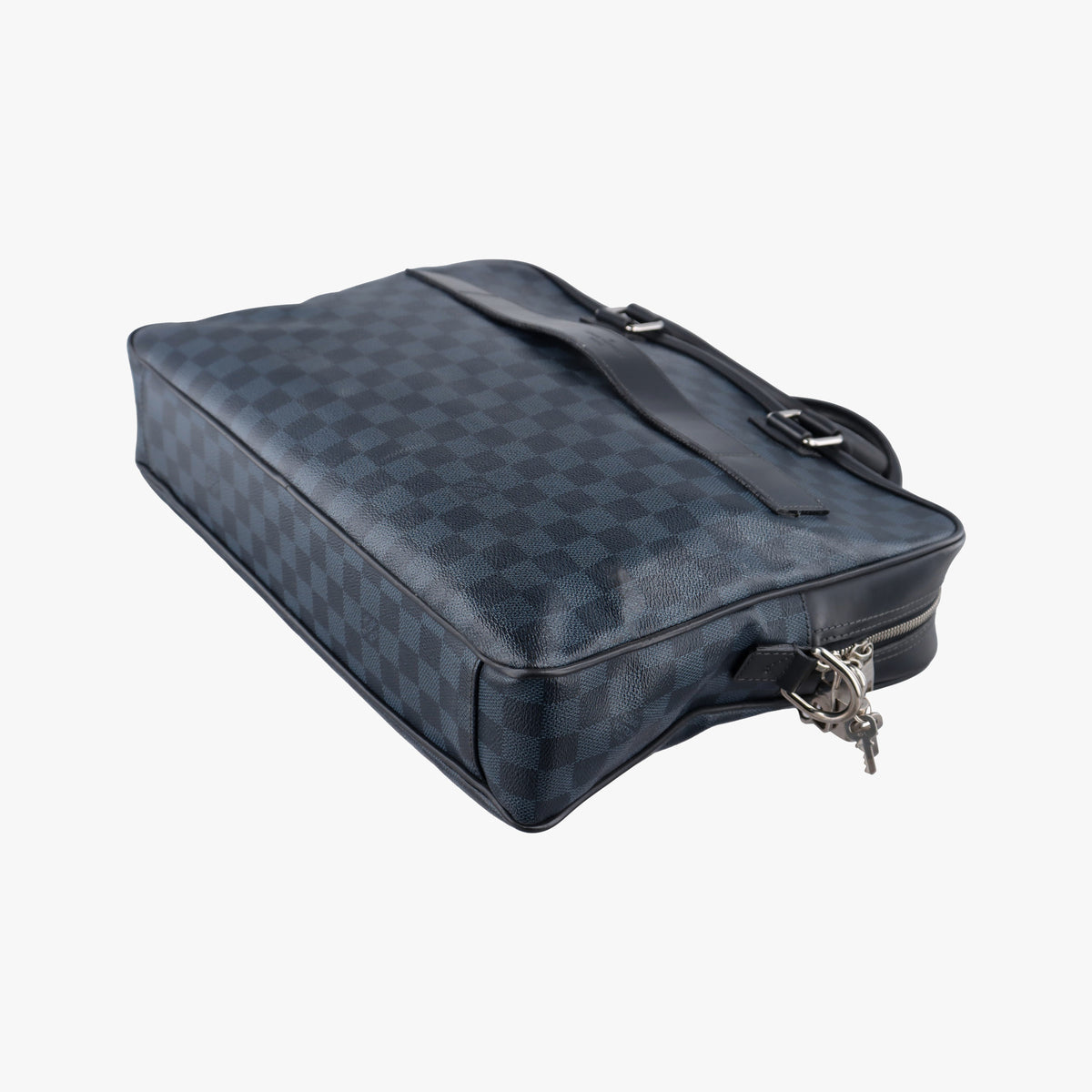 Pre-owned Louis Vuitton Porte-Documents Business cobalt Damier canvas N41347 shoulderbag | stylenewstar