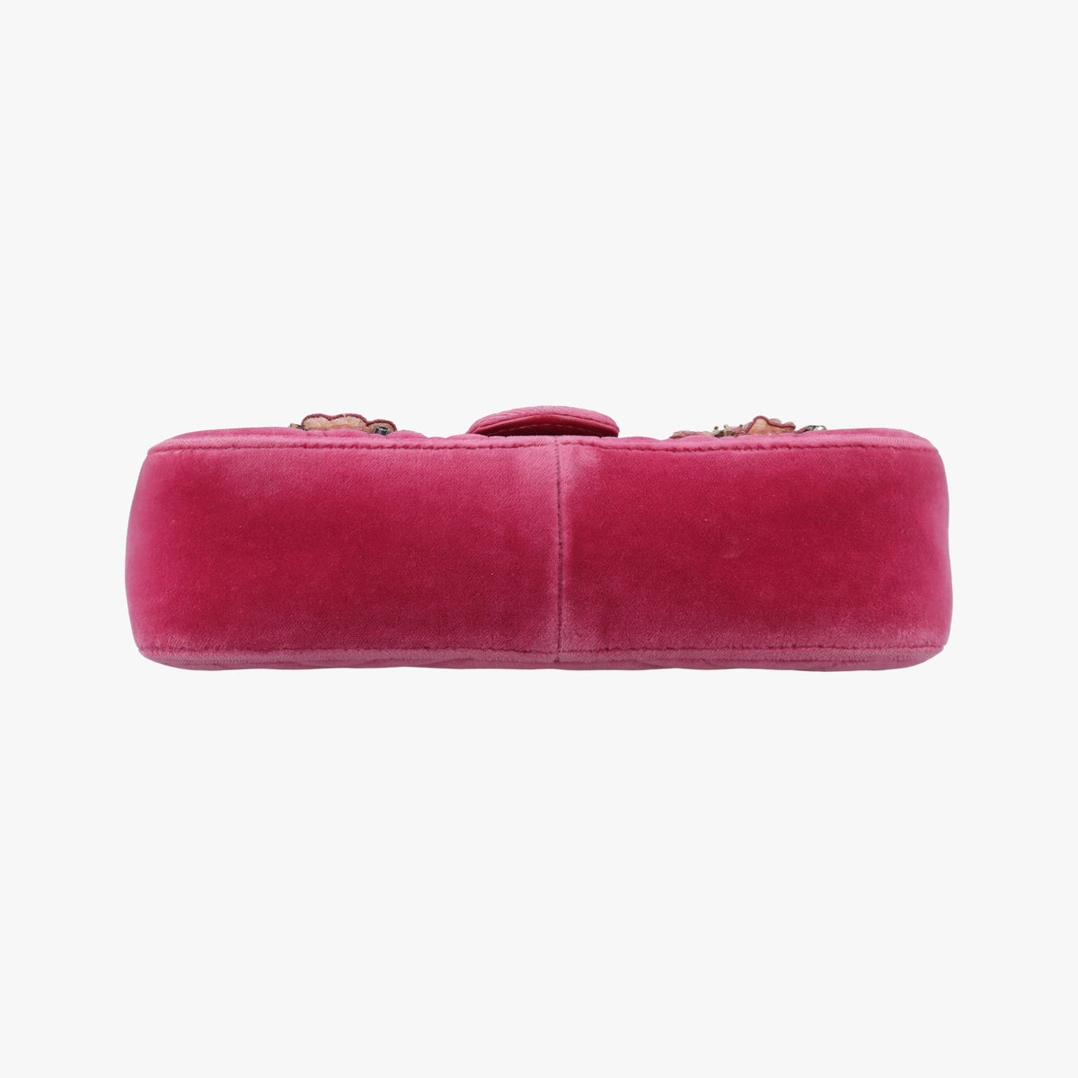 Pre-owned Gucci GG Marmont Rose velour 446744 shoulderbag | stylenewstar