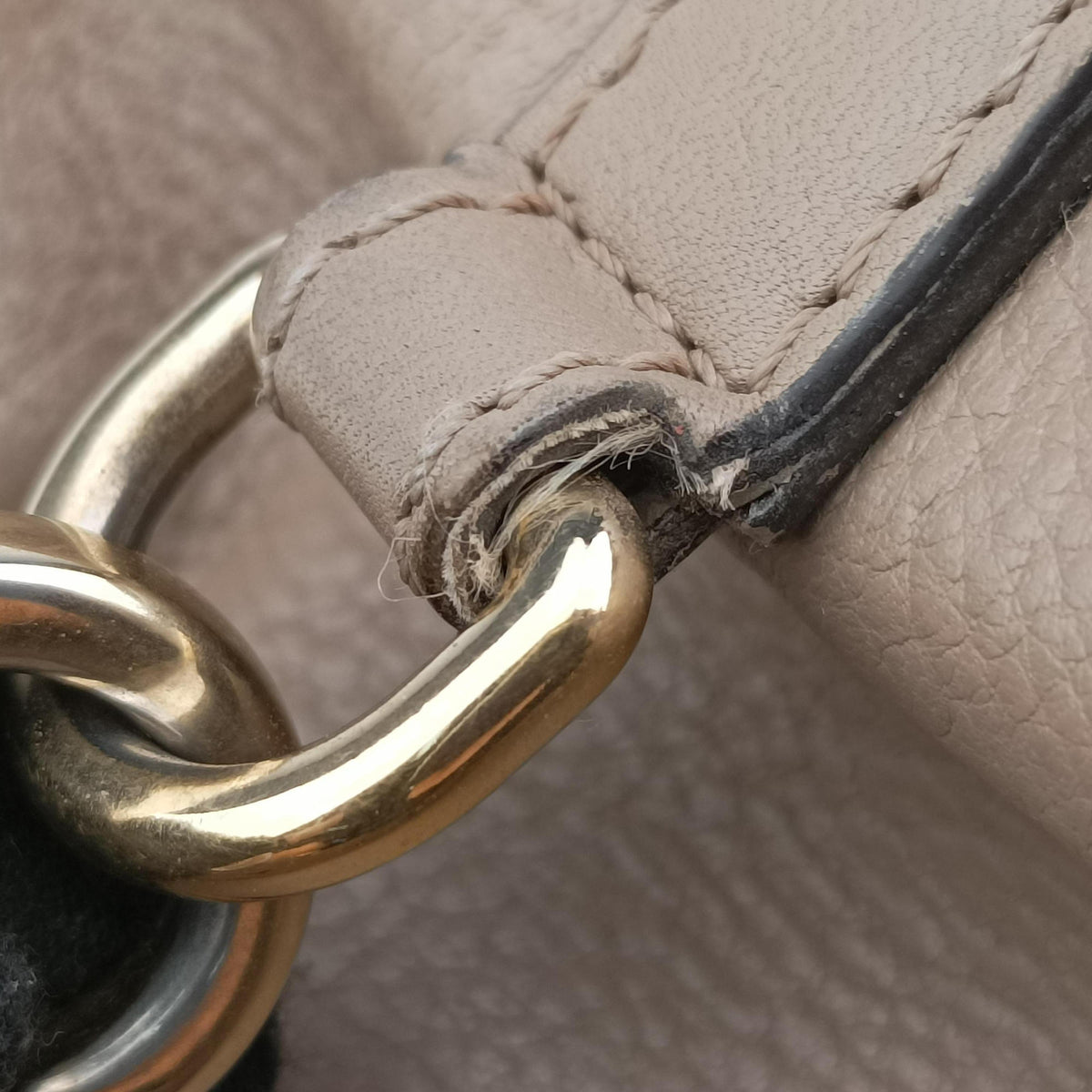 Pre-owned Chloe FAYE mini Grey Suede × leather  backpack/rucksack | stylenewstar