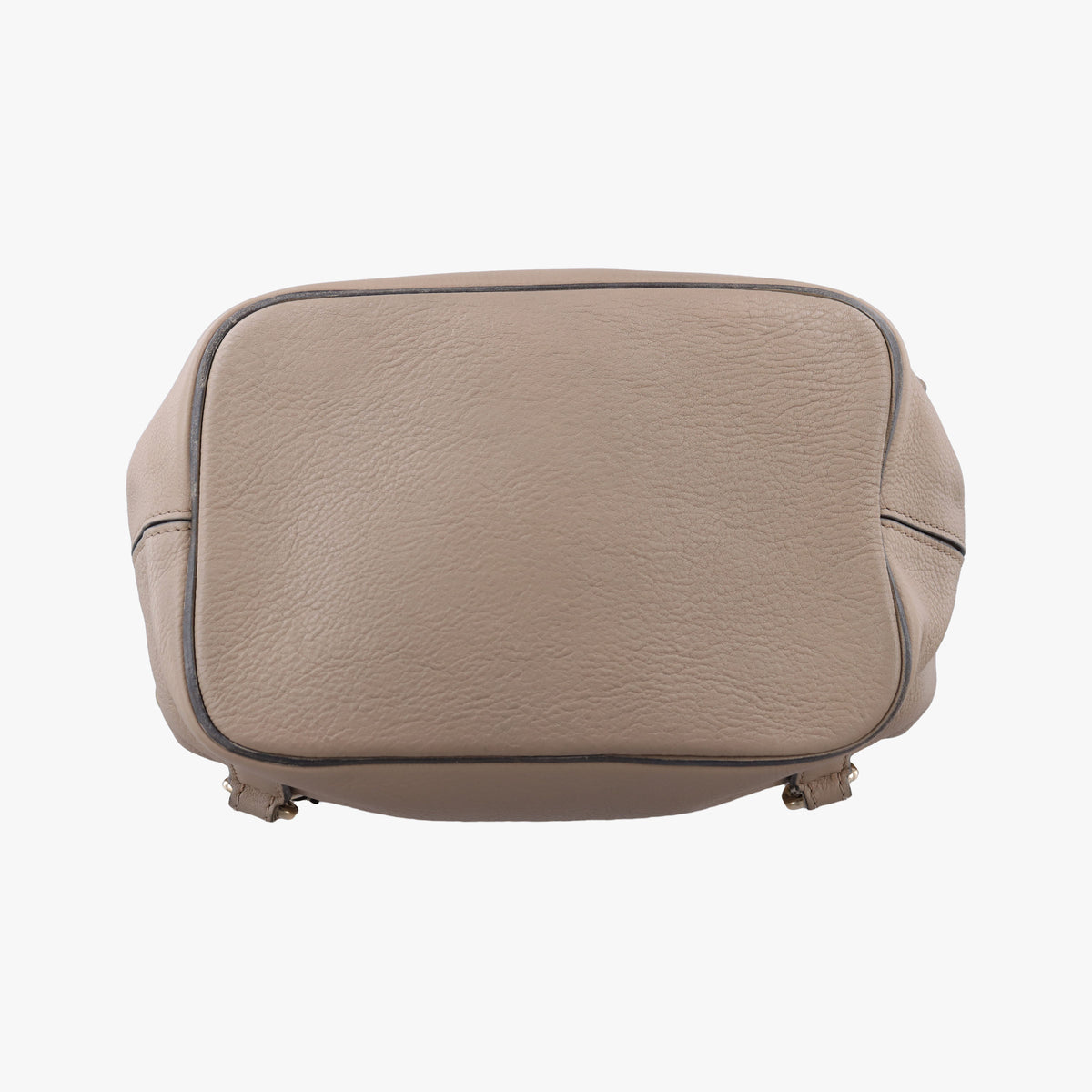 Pre-owned Chloe FAYE mini Grey Suede × leather  backpack/rucksack | stylenewstar