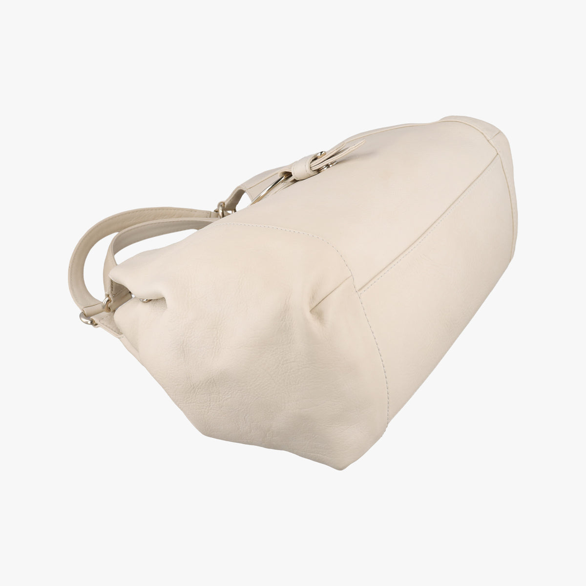 Pre-owned Gucci Greenwich Medium White Leather 268747 handbag | stylenewstar