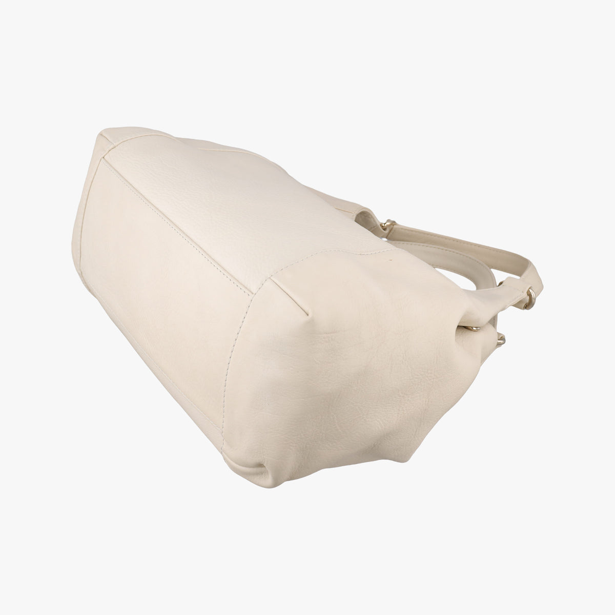 Pre-owned Gucci Greenwich Medium White Leather 268747 handbag | stylenewstar