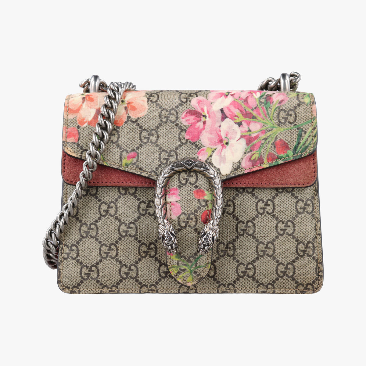 Vintage Gucci Dionysus beige×red×multi PVC coated canvas × suede 421970 shoulderbag | stylenewstar