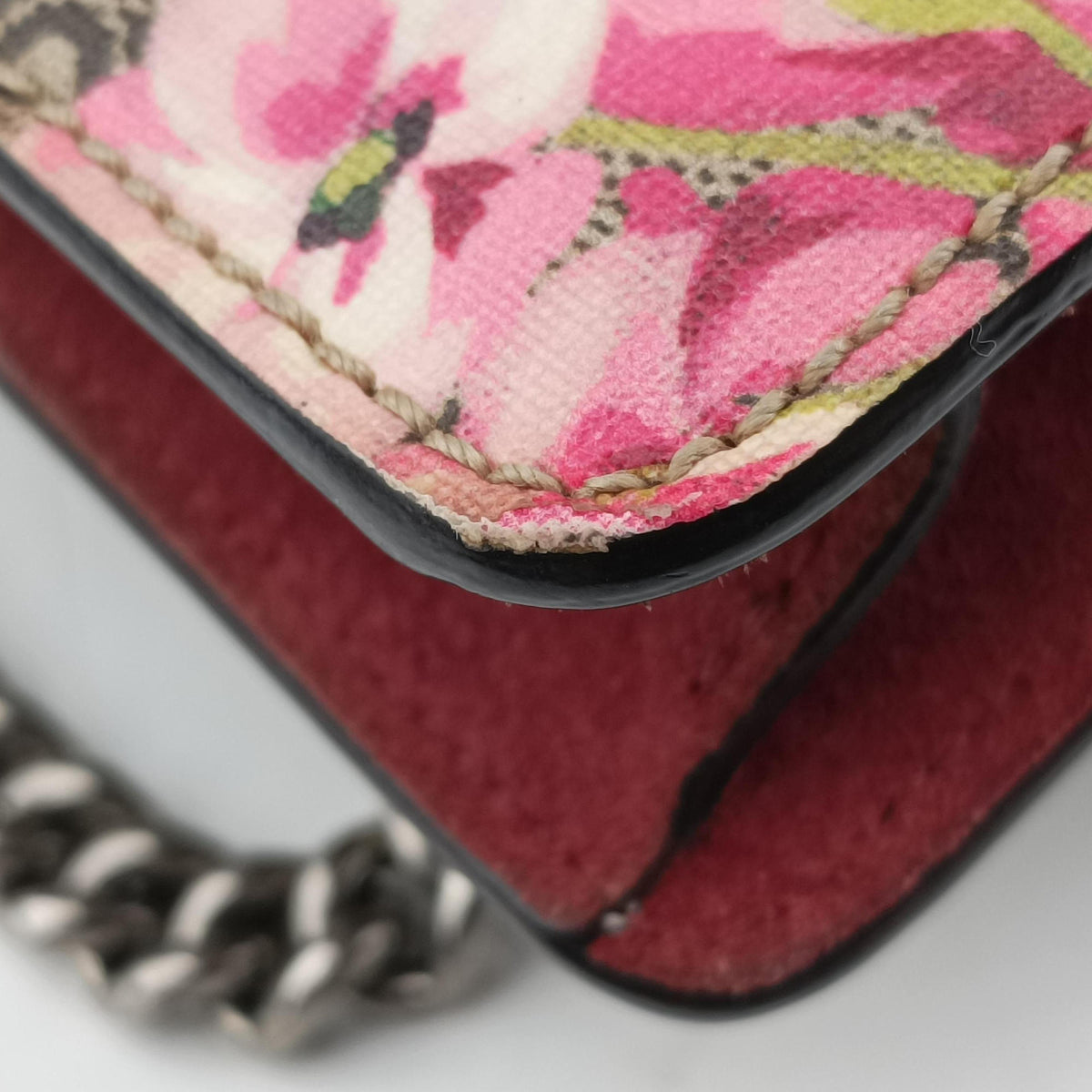 Vintage Gucci Dionysus beige×red×multi PVC coated canvas × suede 421970 shoulderbag | stylenewstar