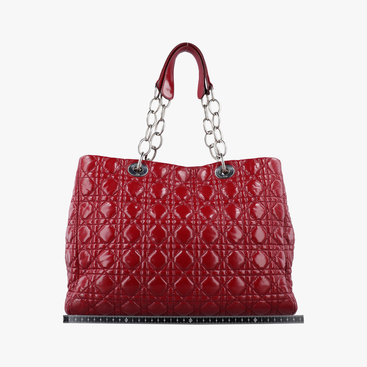 Pre-owned Christian Dior Dior Soft Red patent  shoulderbag | stylenewstar