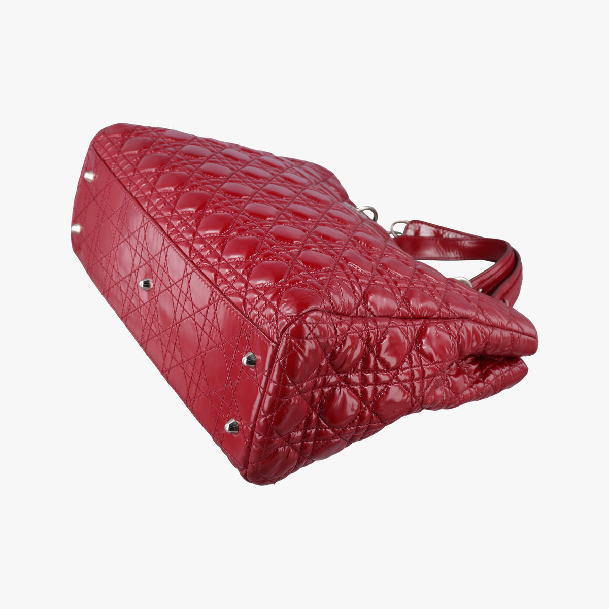Pre-owned Christian Dior Dior Soft Red patent  shoulderbag | stylenewstar