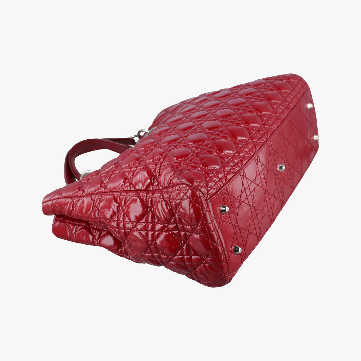 Pre-owned Christian Dior Dior Soft Red patent  shoulderbag | stylenewstar