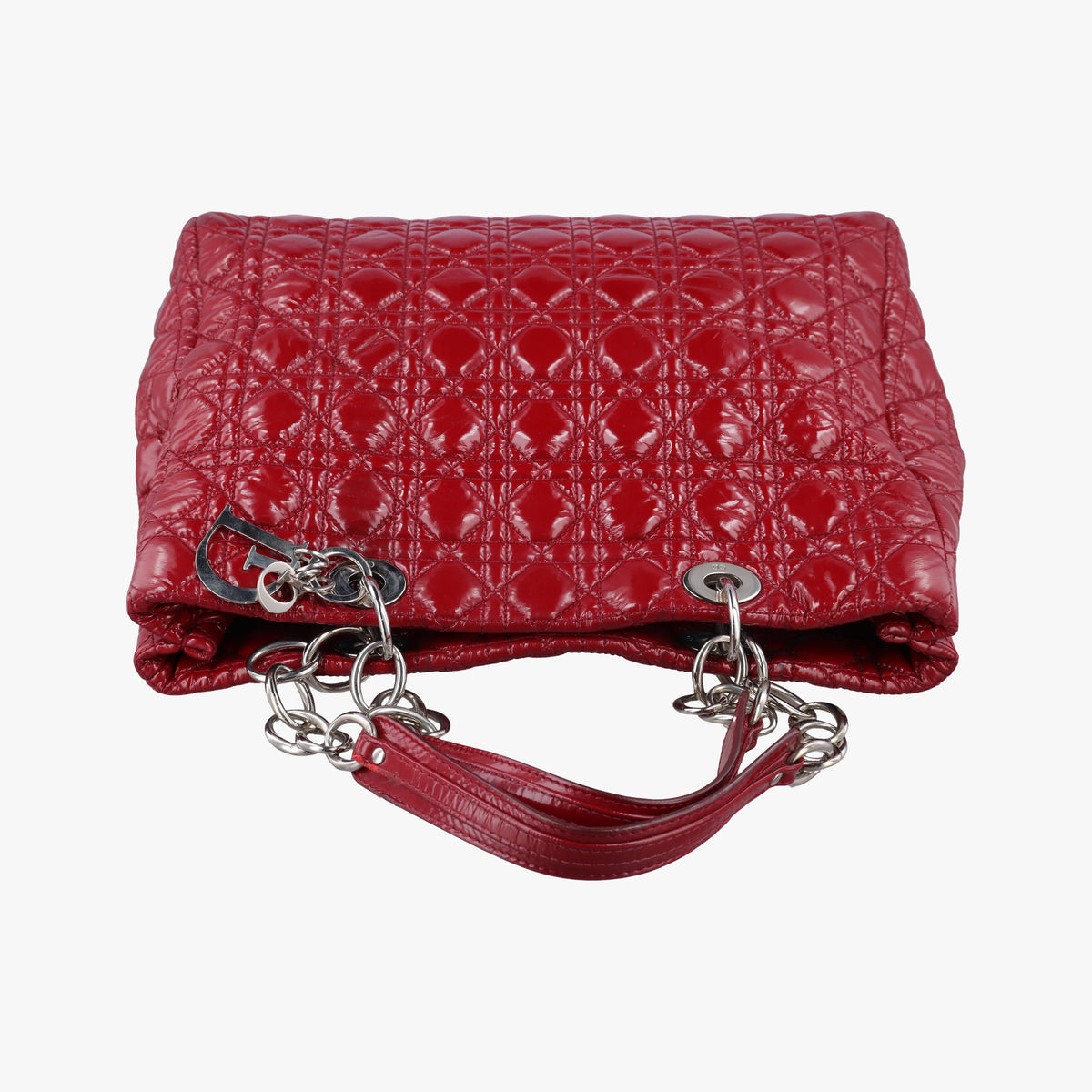 Pre-owned Christian Dior Dior Soft Red patent  shoulderbag | stylenewstar