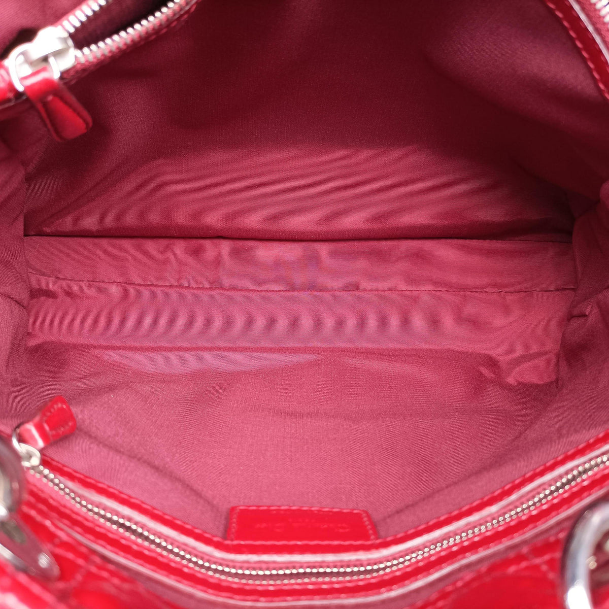 Pre-owned Christian Dior Dior Soft Red patent  shoulderbag | stylenewstar