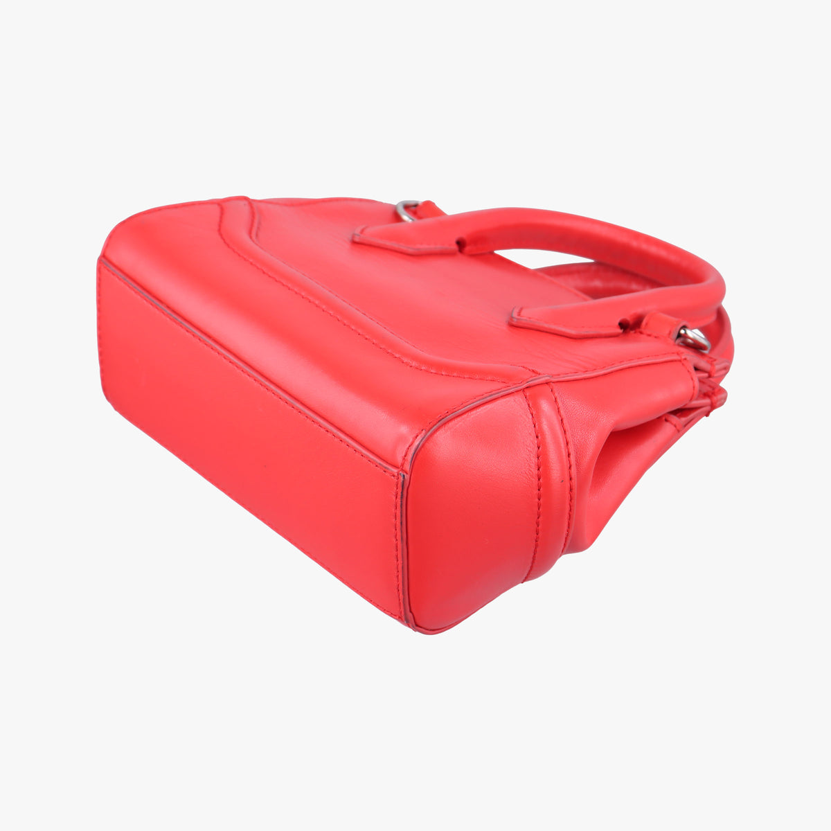 Pre-owned VERSACE Medusa Red Leather  shoulderbag | stylenewstar