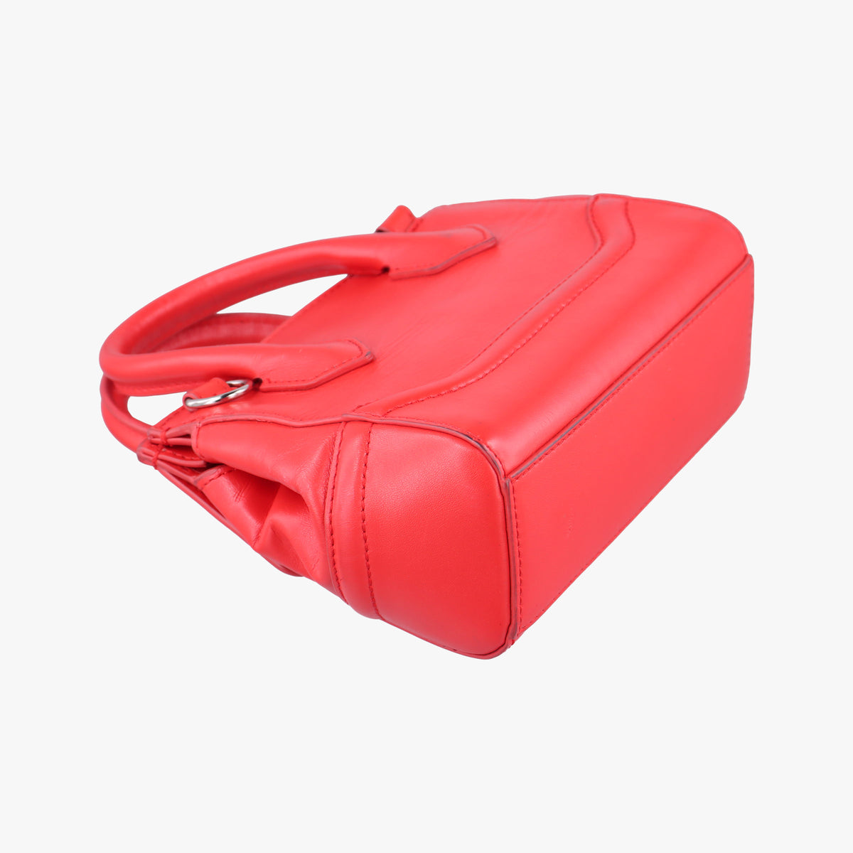 Pre-owned VERSACE Medusa Red Leather  shoulderbag | stylenewstar