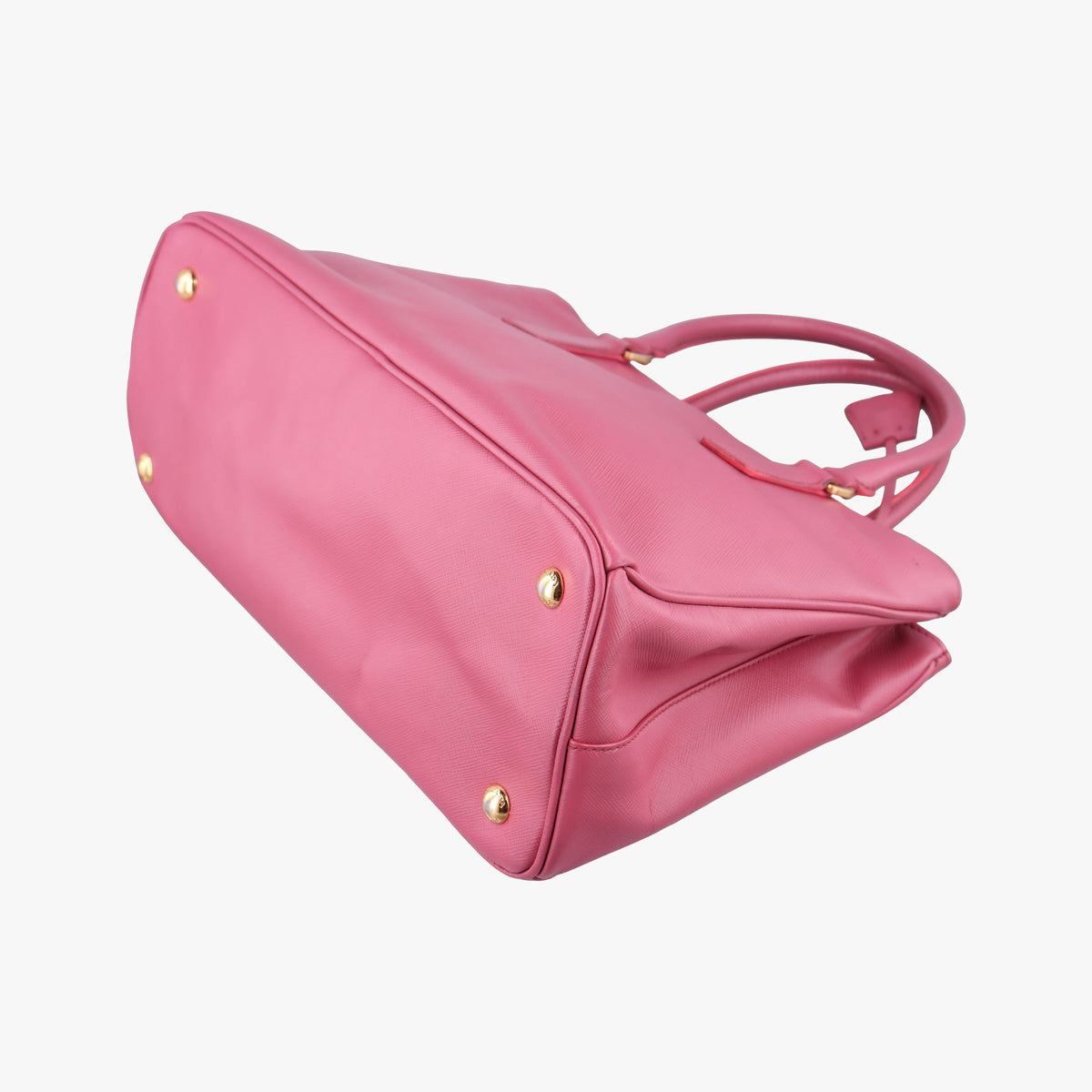 Pre-owned Prada Galleria Pink SAFFIANO Leather BN1786 shoulderbag | stylenewstar