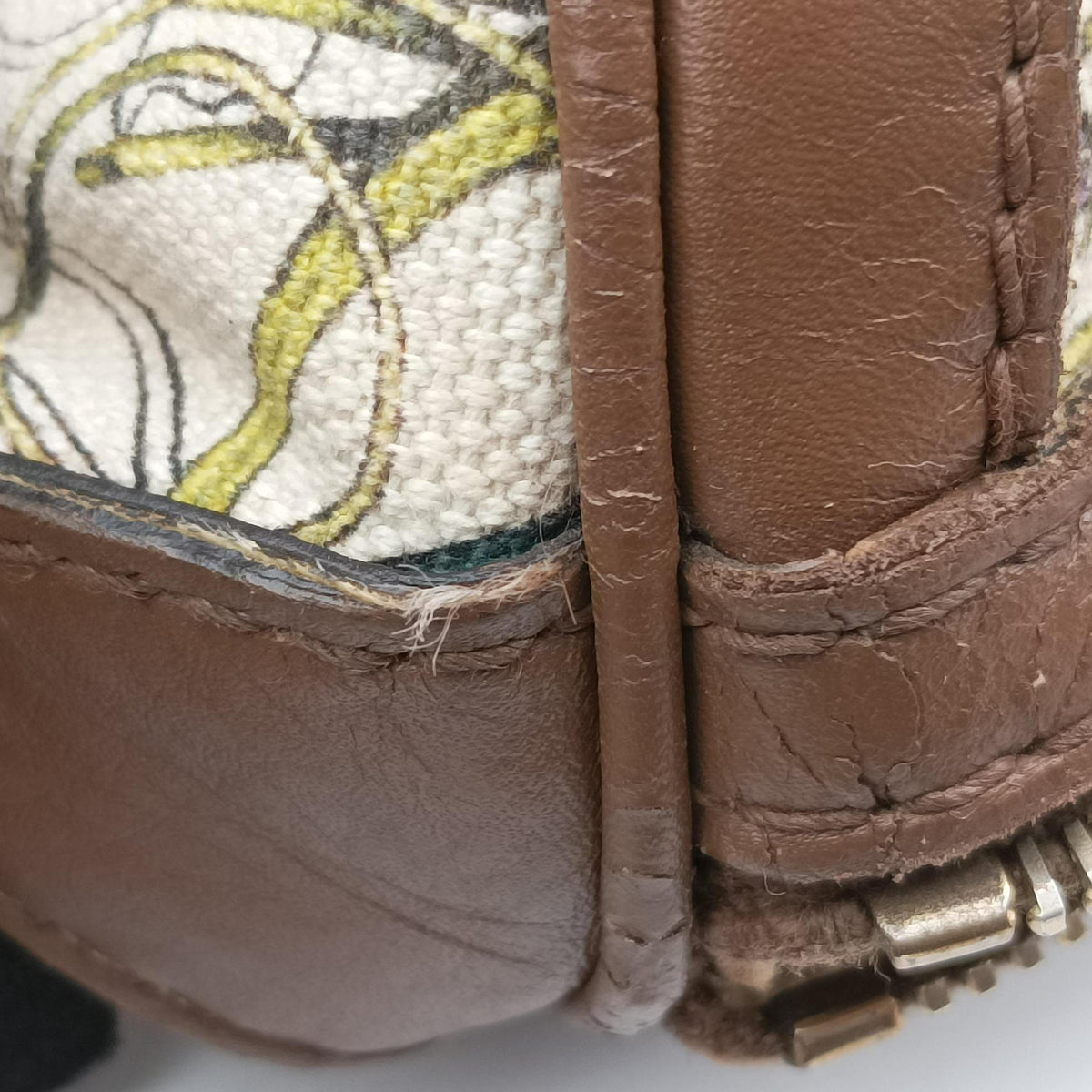 Secondhand Gucci flora print Multicolour canvas×leather 247205 handbag | stylenewstar