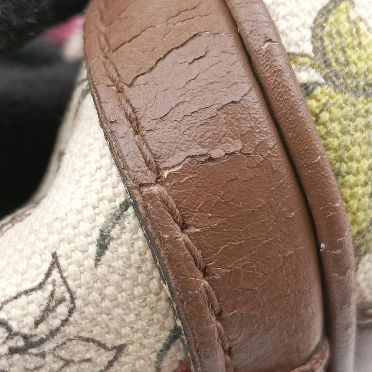 Secondhand Gucci flora print Multicolour canvas×leather 247205 handbag | stylenewstar