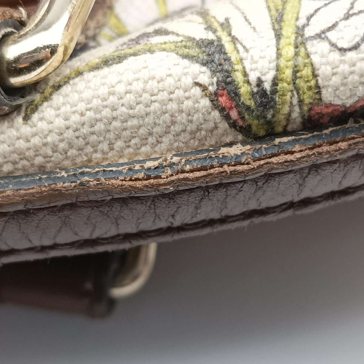 Secondhand Gucci flora print Multicolour canvas×leather 247205 handbag | stylenewstar