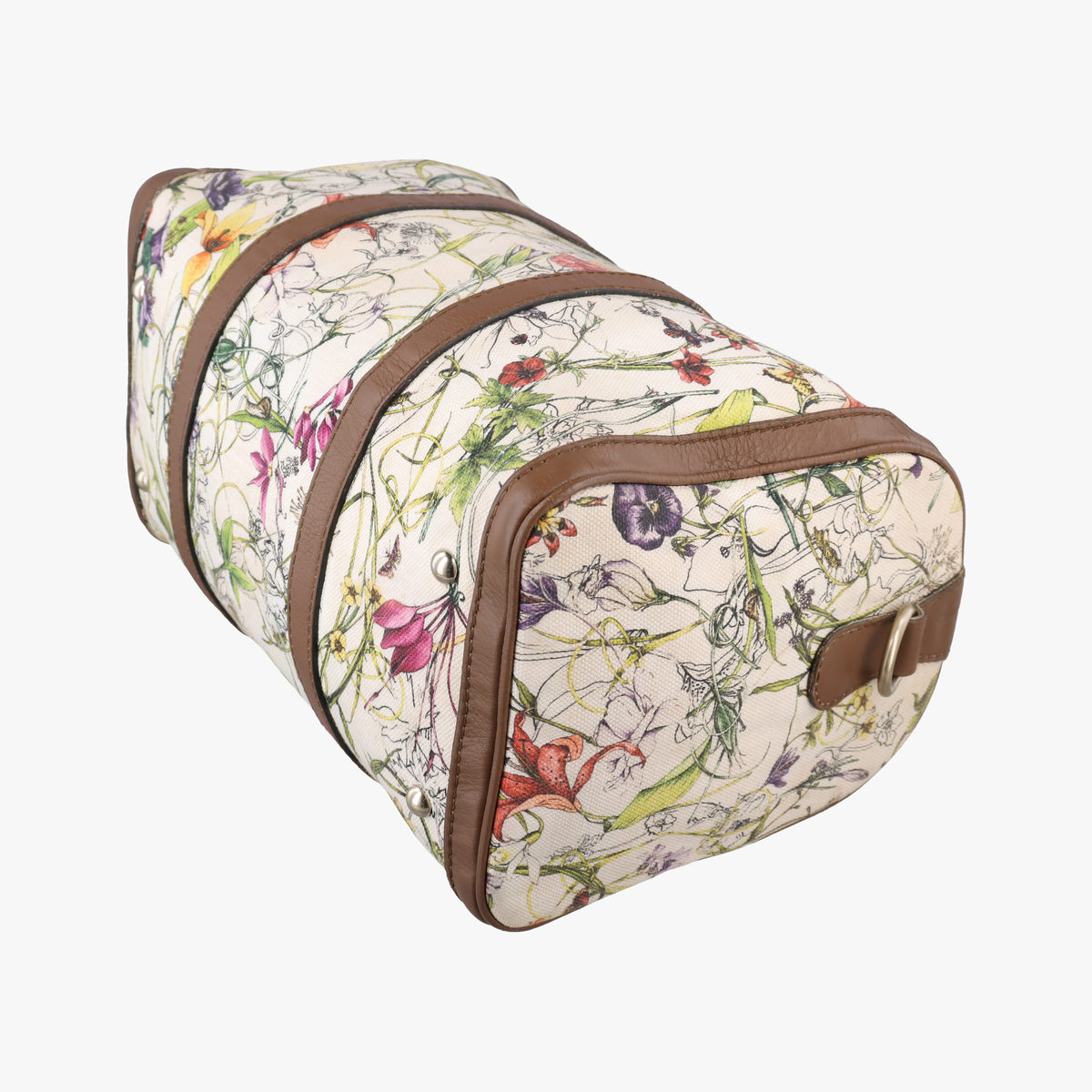 Secondhand Gucci flora print Multicolour canvas×leather 247205 handbag | stylenewstar