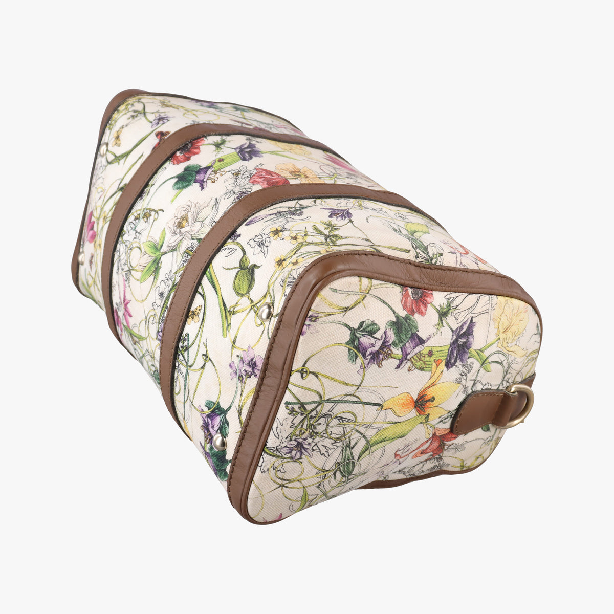 Secondhand Gucci flora print Multicolour canvas×leather 247205 handbag | stylenewstar