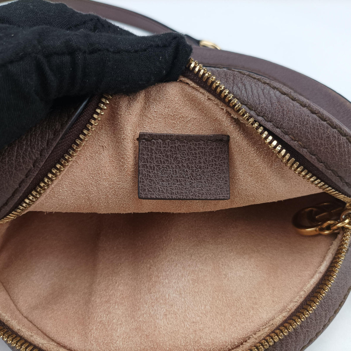 Pre-owned Gucci Ophidia Brown×beige PVC coated canvas×Leather 550618 shoulderbag | stylenewstar