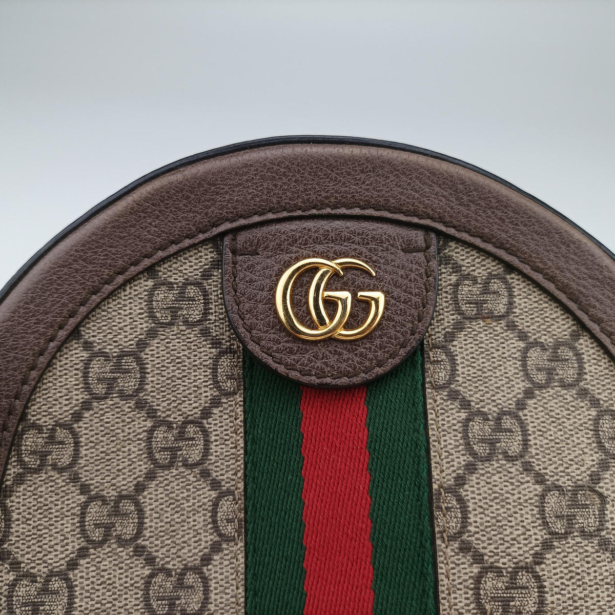 Secondhand Gucci Ophidia Brown×beige PVC coated canvas×Leather 550618 shoulderbag | stylenewstar