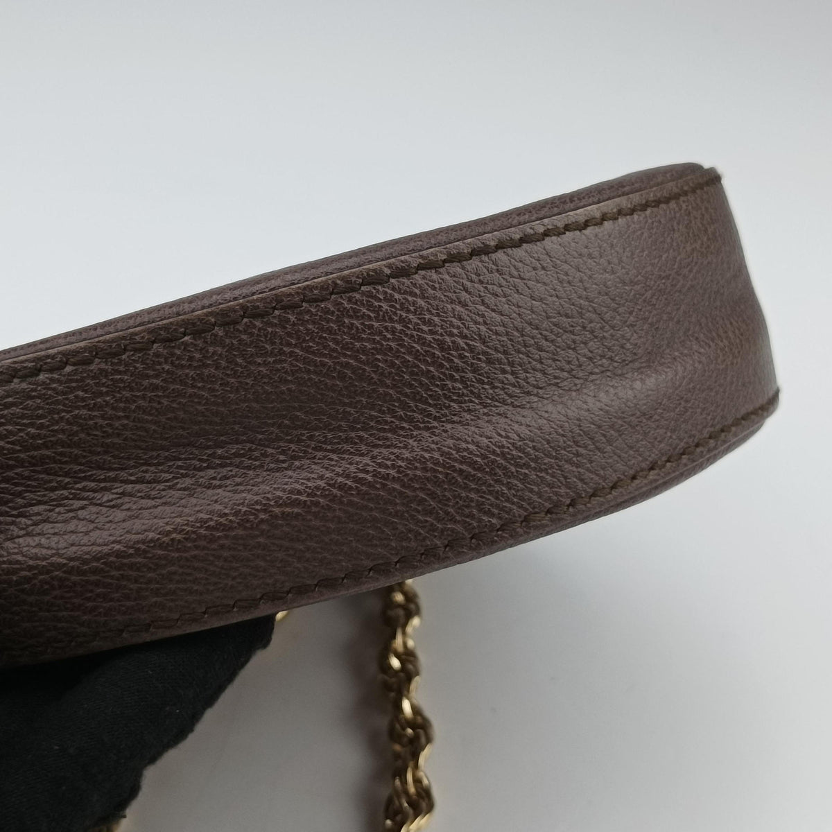 Pre-owned Gucci Ophidia Brown×beige PVC coated canvas×Leather 550618 shoulderbag | stylenewstar