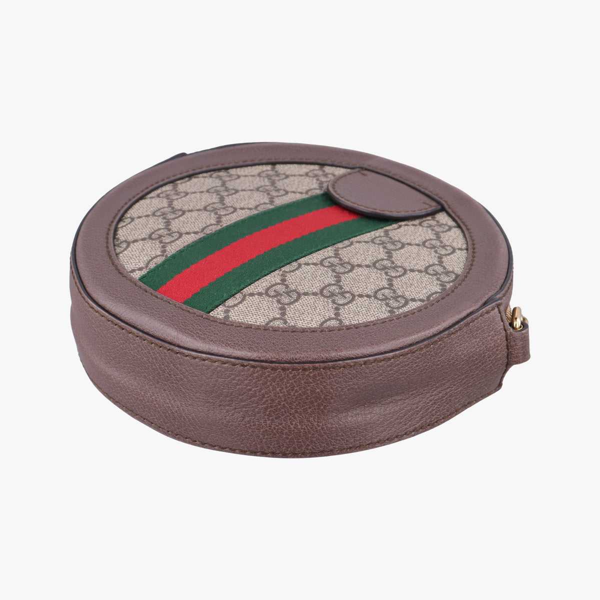 Pre-owned Gucci Ophidia Brown×beige PVC coated canvas×Leather 550618 shoulderbag | stylenewstar