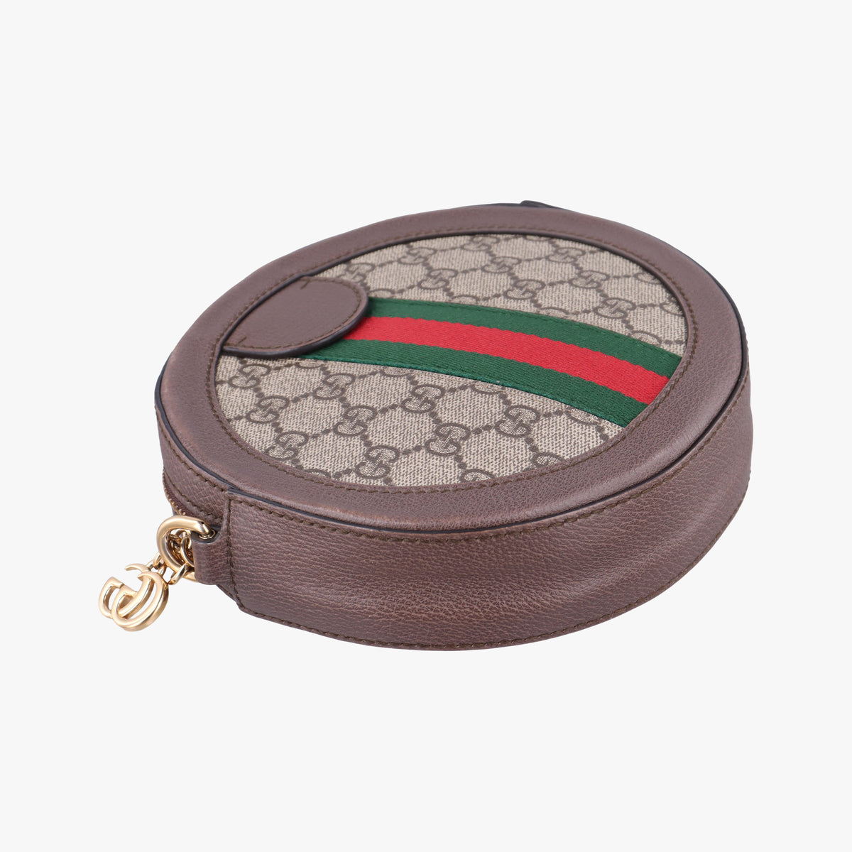Pre-owned Gucci Ophidia Brown×beige PVC coated canvas×Leather 550618 shoulderbag | stylenewstar