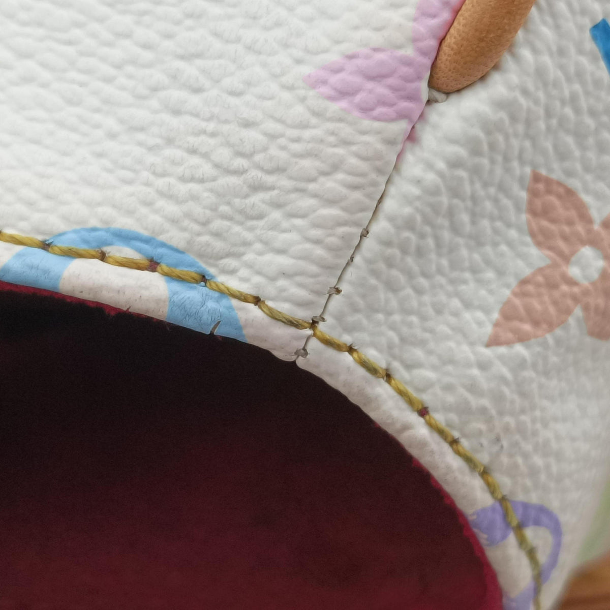 Pre-owned Louis Vuitton BEVERLY MM White Monogram Multicolor M40203 shoulderbag | stylenewstar