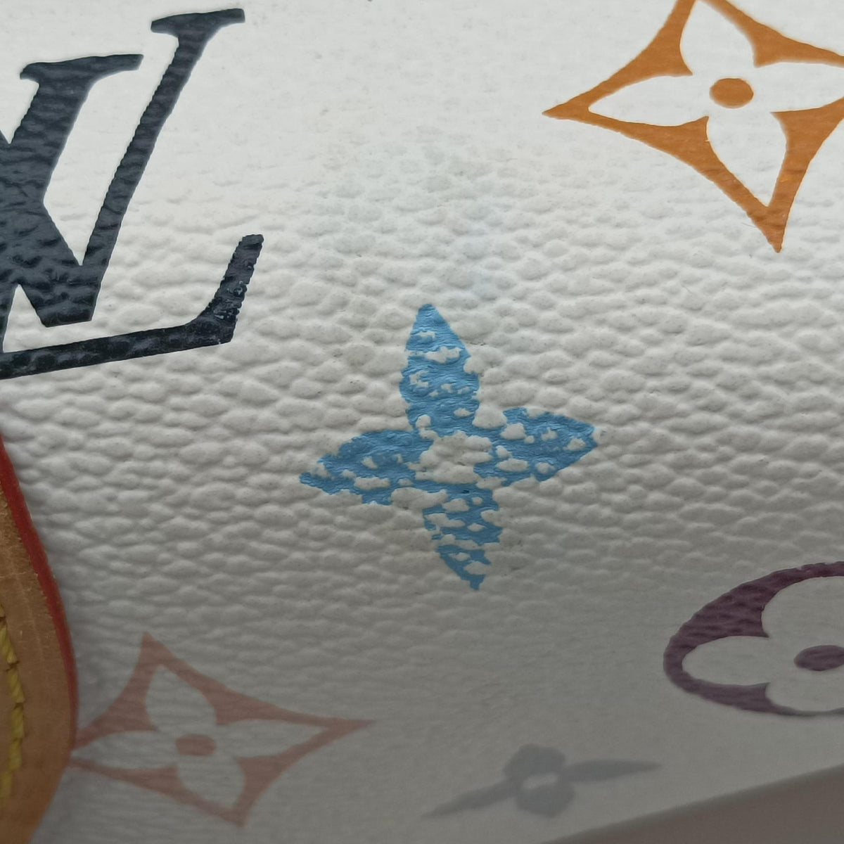 Pre-owned Louis Vuitton BEVERLY MM White Monogram Multicolor M40203 shoulderbag | stylenewstar