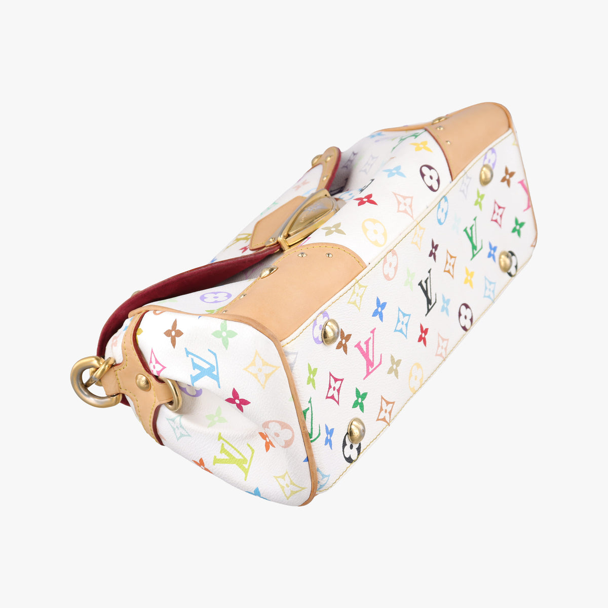 Vintage Louis Vuitton BEVERLY MM White Monogram Multicolor M40203 shoulderbag | stylenewstar