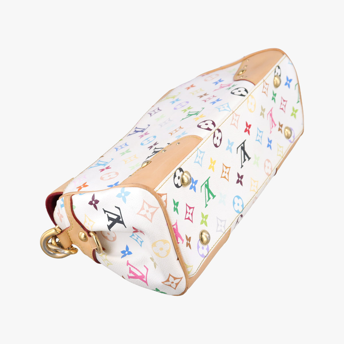 Vintage Louis Vuitton BEVERLY MM White Monogram Multicolor M40203 shoulderbag | stylenewstar