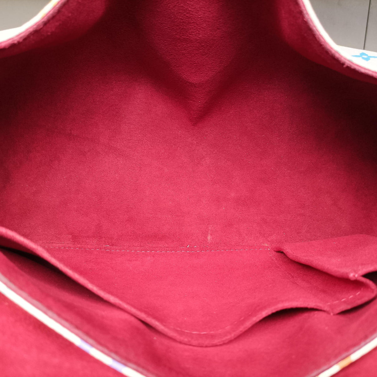 Vintage Louis Vuitton BEVERLY MM White Monogram Multicolor M40203 shoulderbag | stylenewstar