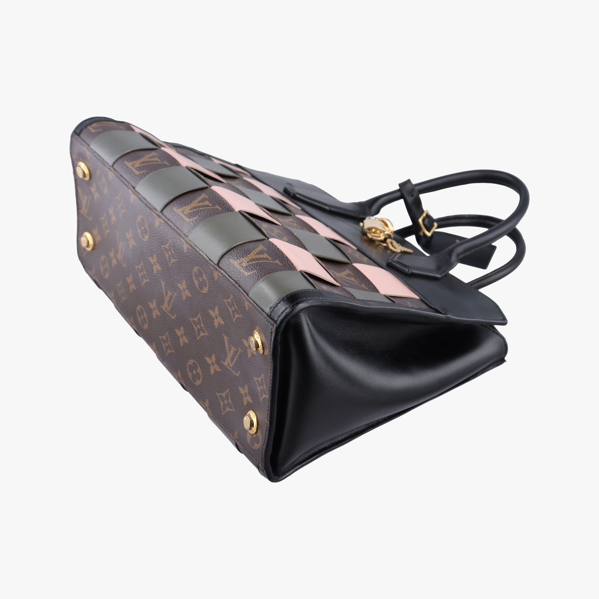 Pre-owned Louis Vuitton City Steamer Pink x Black Leather M57222 handbag | stylenewstar