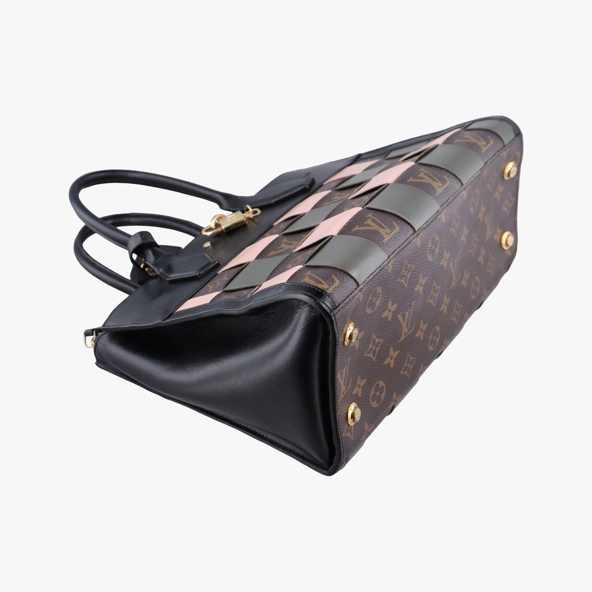 Pre-owned Louis Vuitton City Steamer Pink x Black Leather M57222 handbag | stylenewstar