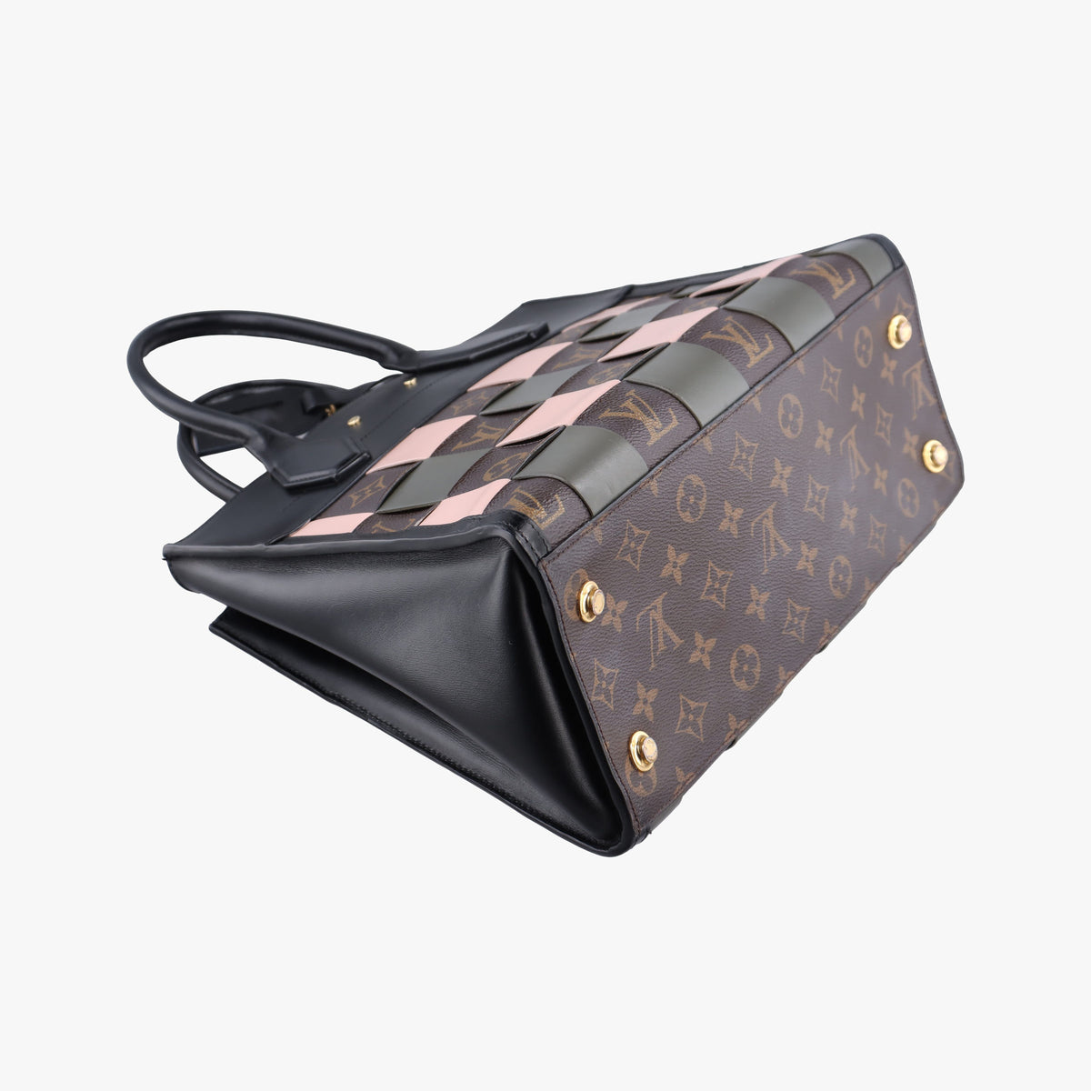 Pre-owned Louis Vuitton City Steamer Pink x Black Leather M57222 handbag | stylenewstar