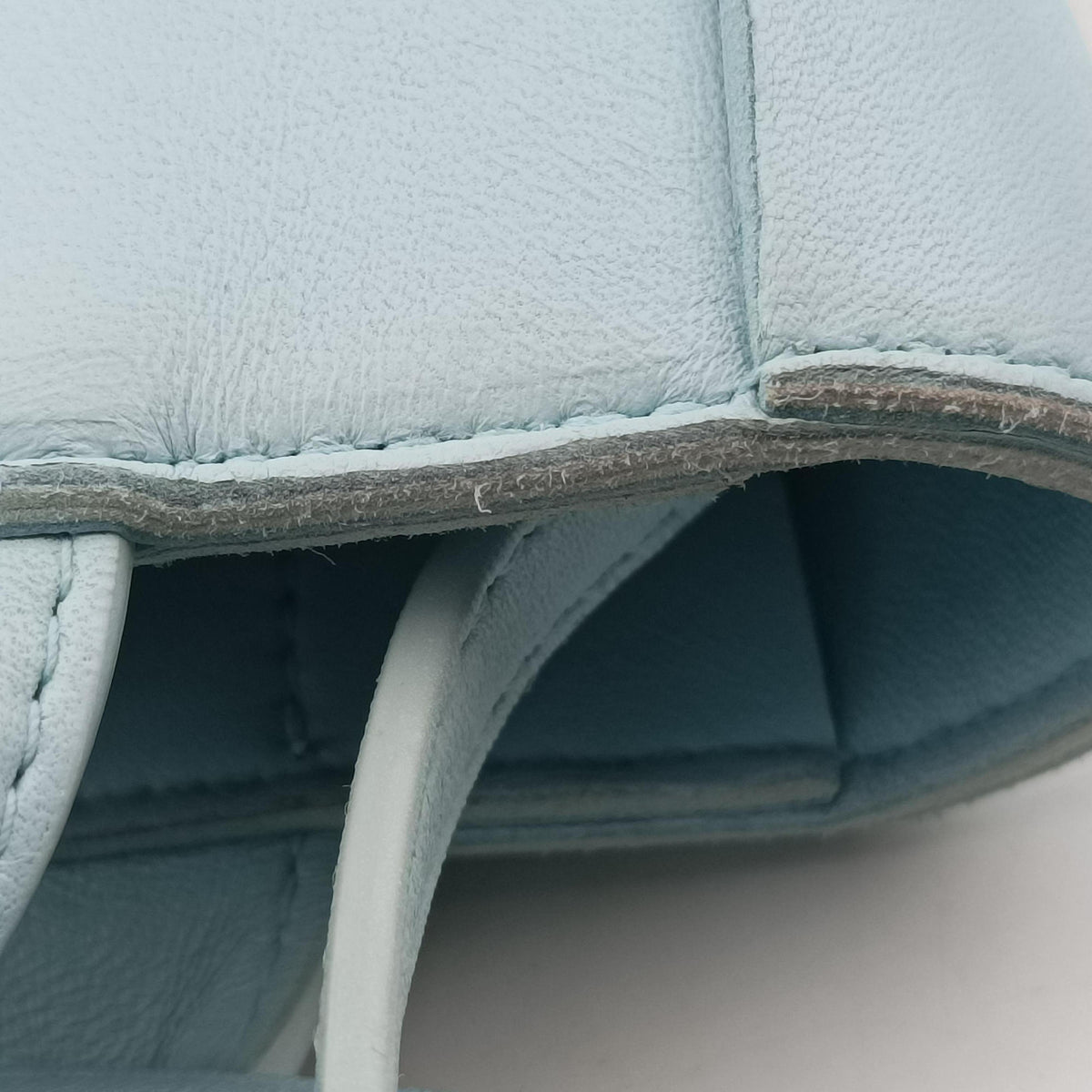 Vintage Bottega Veneta THE ARCO Tote Blue lambskin  shoulderbag | stylenewstar