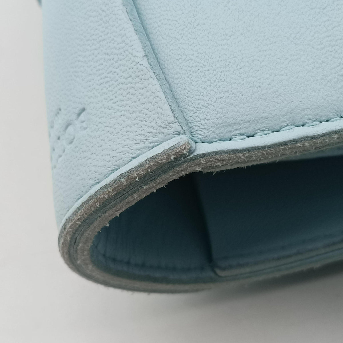 Vintage Bottega Veneta THE ARCO Tote Blue lambskin  shoulderbag | stylenewstar