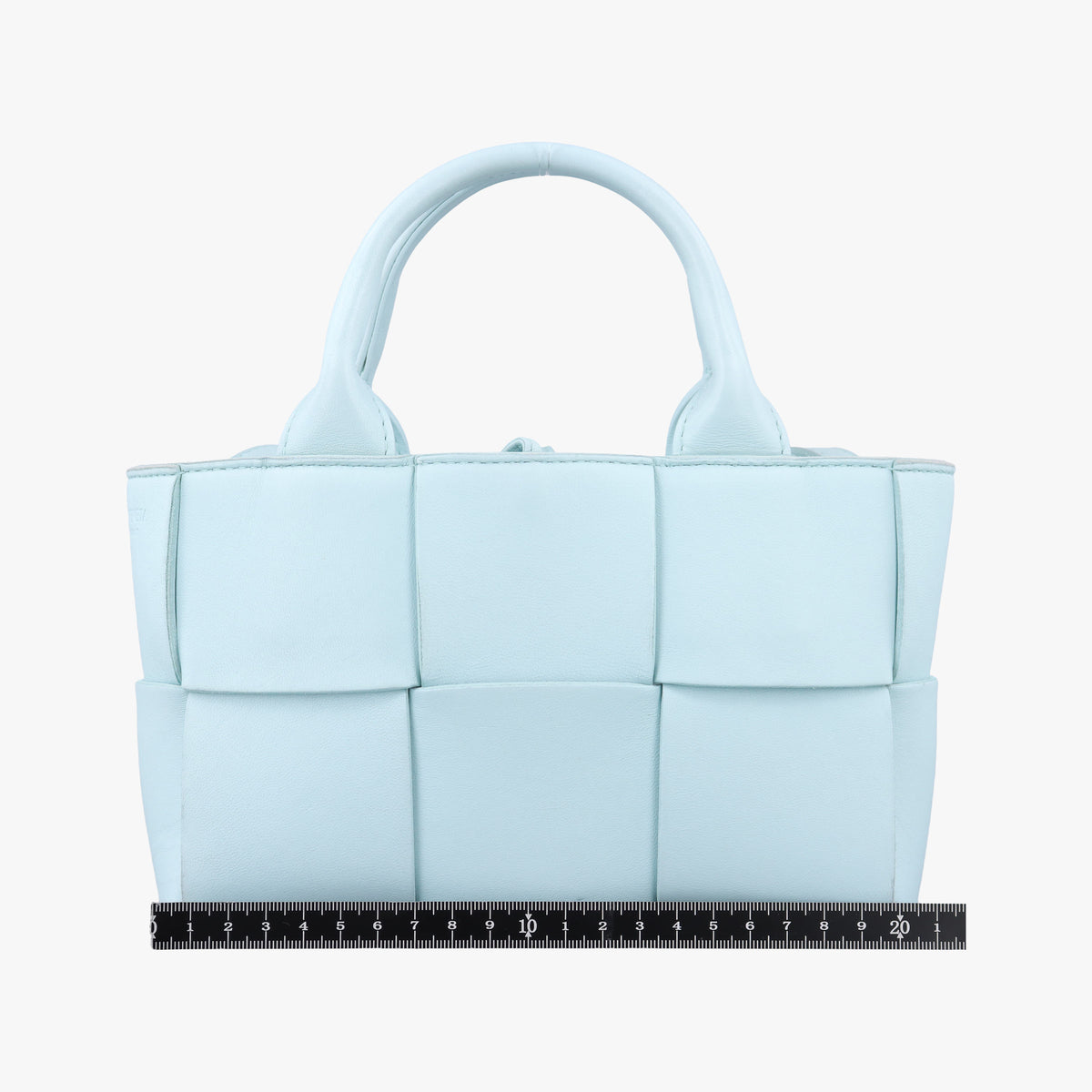 Vintage Bottega Veneta THE ARCO Tote Blue lambskin  shoulderbag | stylenewstar