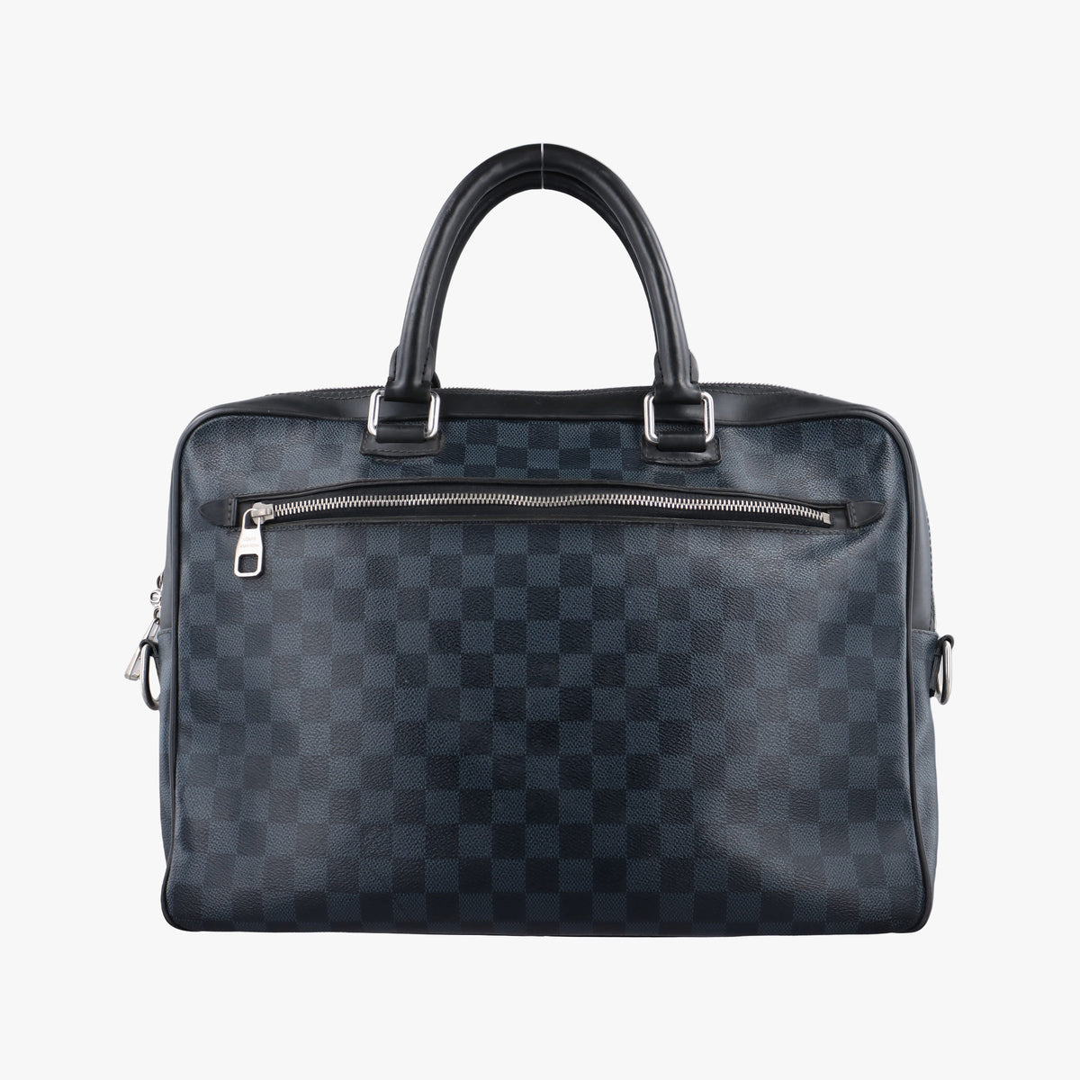 Pre-owned Louis Vuitton Porte-Documents Business Cobalt×Noir Damier canvas N41347 handbag | stylenewstar