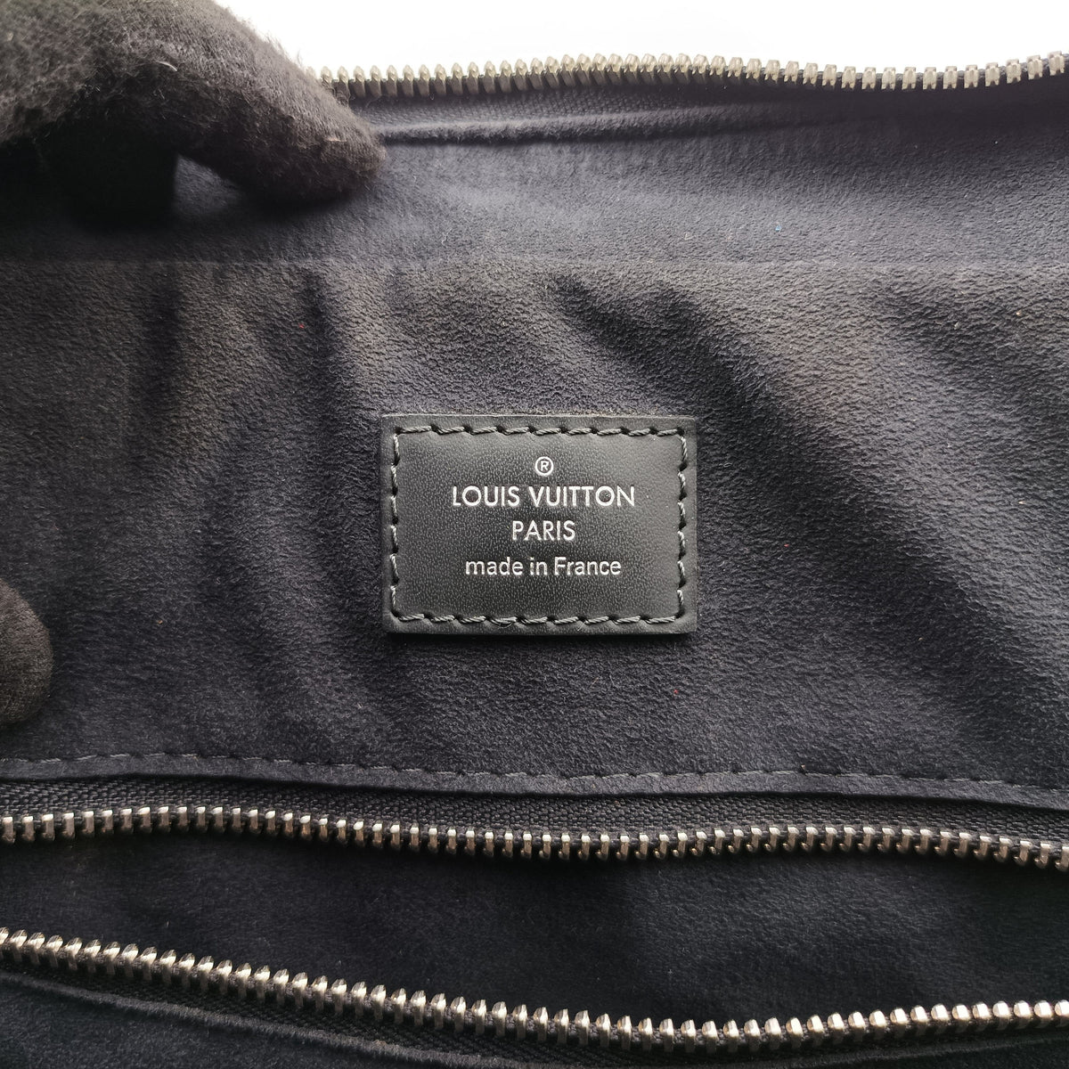 Pre-owned Louis Vuitton Porte-Documents Business Cobalt×Noir Damier canvas N41347 handbag | stylenewstar