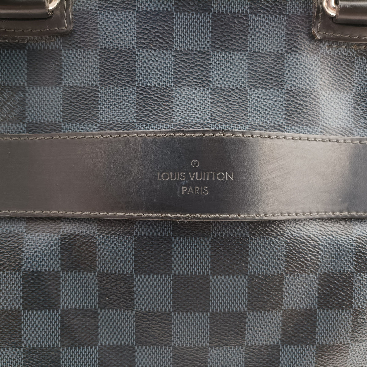 Pre-owned Louis Vuitton Porte-Documents Business Cobalt×Noir Damier canvas N41347 handbag | stylenewstar