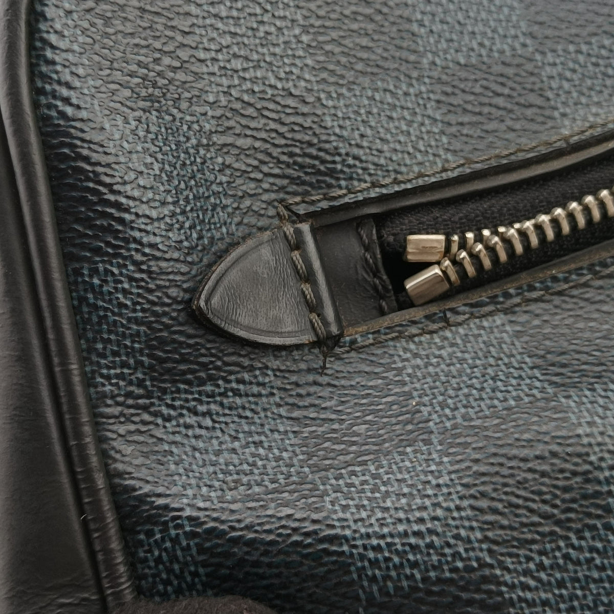 Pre-owned Louis Vuitton Porte-Documents Business Cobalt×Noir Damier canvas N41347 handbag | stylenewstar