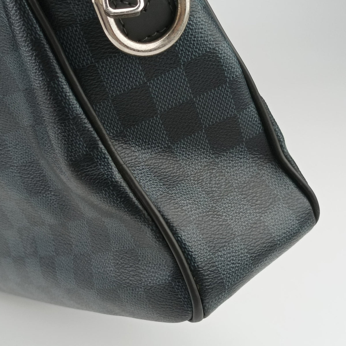 Pre-owned Louis Vuitton Porte-Documents Business Cobalt×Noir Damier canvas N41347 handbag | stylenewstar